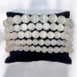 Bracelet Sélénite Pierre rondes (s)