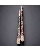 Baguette magique Quartz rose en noisetier (s)