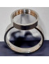 Bague modulable multipierres vissable Acier (s)
