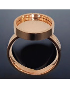 Bague modulable multipierres Acier cuivré (s)