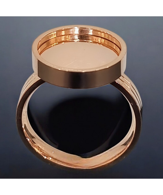 Bague modulable multipierres Acier cuivré (s)