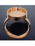 Bague modulable multipierres Acier cuivré (s)