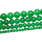 Bracelet agate verte pierres rondes Bracelet agate verte pierres rondes