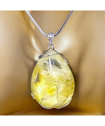 Pendentif Quartz avec...