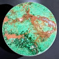 Pierre plate disque Chrysocolle pour Bague modulable (s)