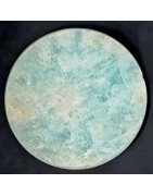 Pierre plate disque Amazonite pour Bague modulable (s)