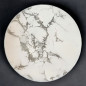 Pierre plate disque Howlite pour Bague modulable (s)