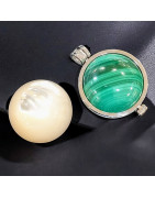 Pendentif modulable Acier argenté (s)