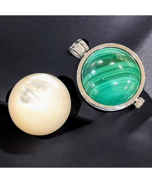 Pendentif modulable Acier argenté (s)