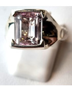 Bague Kunzite argent 925 Taille 53