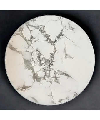 Pierre plate disque Howlite...