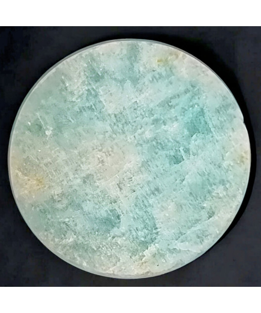 Pierre plate disque Amazonite pour Pendentif modulable (s)