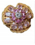 Bague Zirconium Plaquée or Taille 53