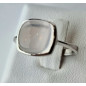 Bague Quartz rose argent 925 Taille 52
