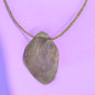 Pendentif Améthyste sur Cordon Or réglable (s)