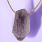 Pendentif Améthyste sur Cordon Or réglable (s)