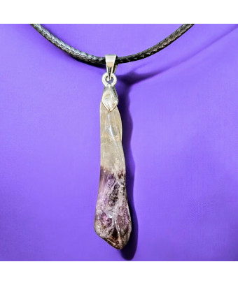 Pendentif Améthyste sur Cordon (s)
