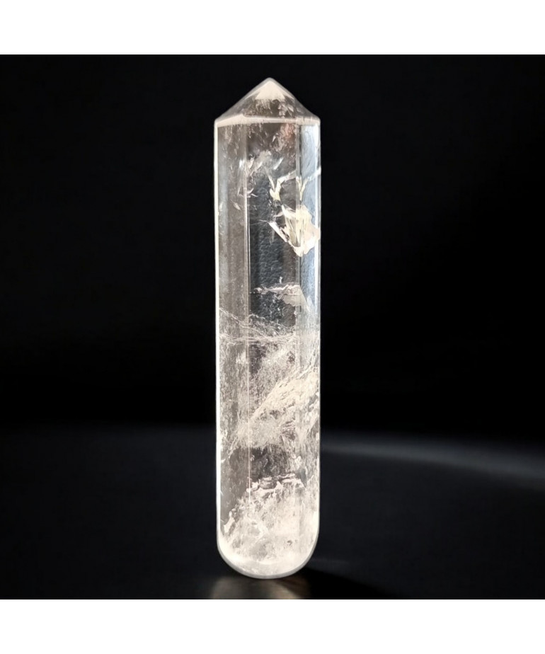 Cristal de roche Chlorite Pointe Monoterminée 23g (s)