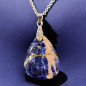 Pendentif Sodalite Goutte avec Chaîne (s)