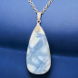 Pendentif Opale bleue avec Chaîne (s)