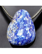 Pendentif Lapis-lazuli sur cordon réglable (s)
