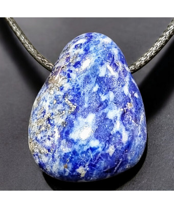 Pendentif Lapis-lazuli sur cordon réglable (s)