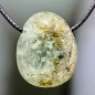 Pendentif Prehnite Epidote Ovale avec Cordon réglable (s)