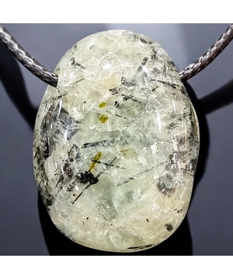 Pendentif Prehnite Epidote...