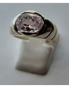 Bague Kunzite argent 925 Taille 61