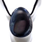Pendentif Hématite Donut avec Cordon réglable (s)