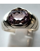 Bague Kunzite argent 925 Taille 61