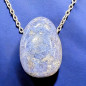 Pendentif Dumortiérite Ovale avec Chaîne (s)