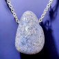 Pendentif Dumortiérite Ovale avec Chaîne (s)