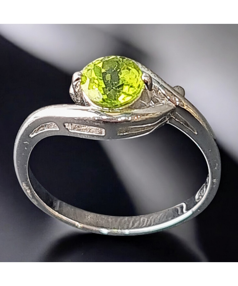 Bague Péridot Argent 925 Taille 57 (s)
