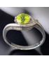 Bague Péridot Argent 925 Taille 57 (s)