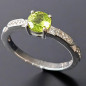 Bague Péridot Argent 925 Taille 58 (s)