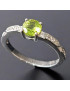 Bague Péridot Argent 925 Taille 58 (s)