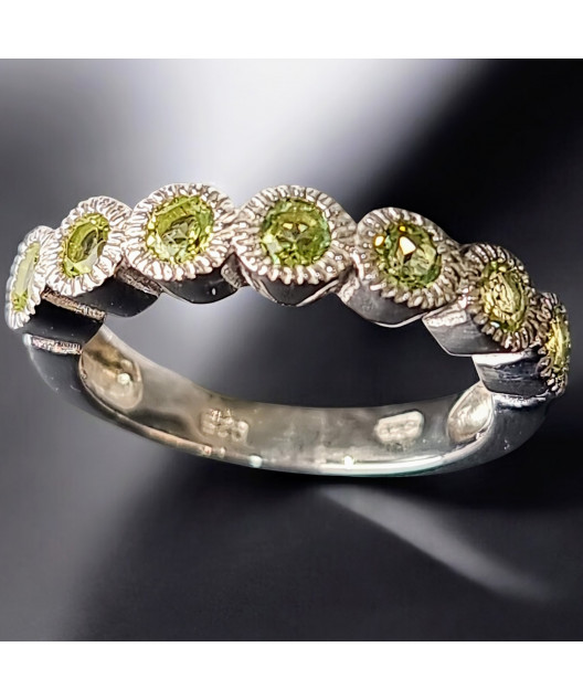 Bague Péridot Argent 925 (s)