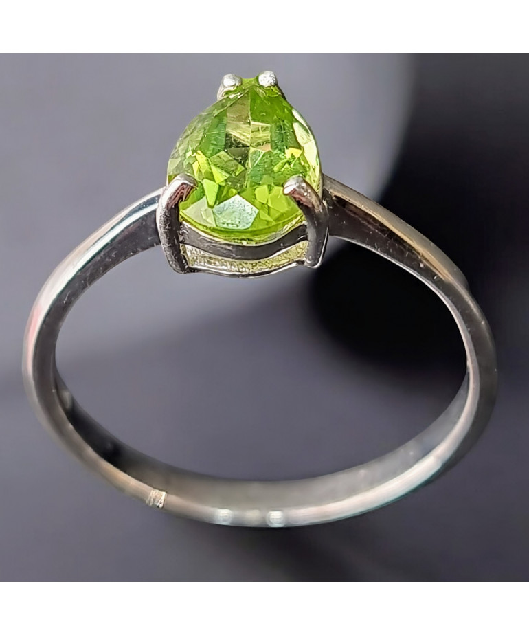 Bague Péridot Argent 925 Taille 58 (s)