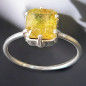 Bague Sphène Argent 925 Taille 51 (s)