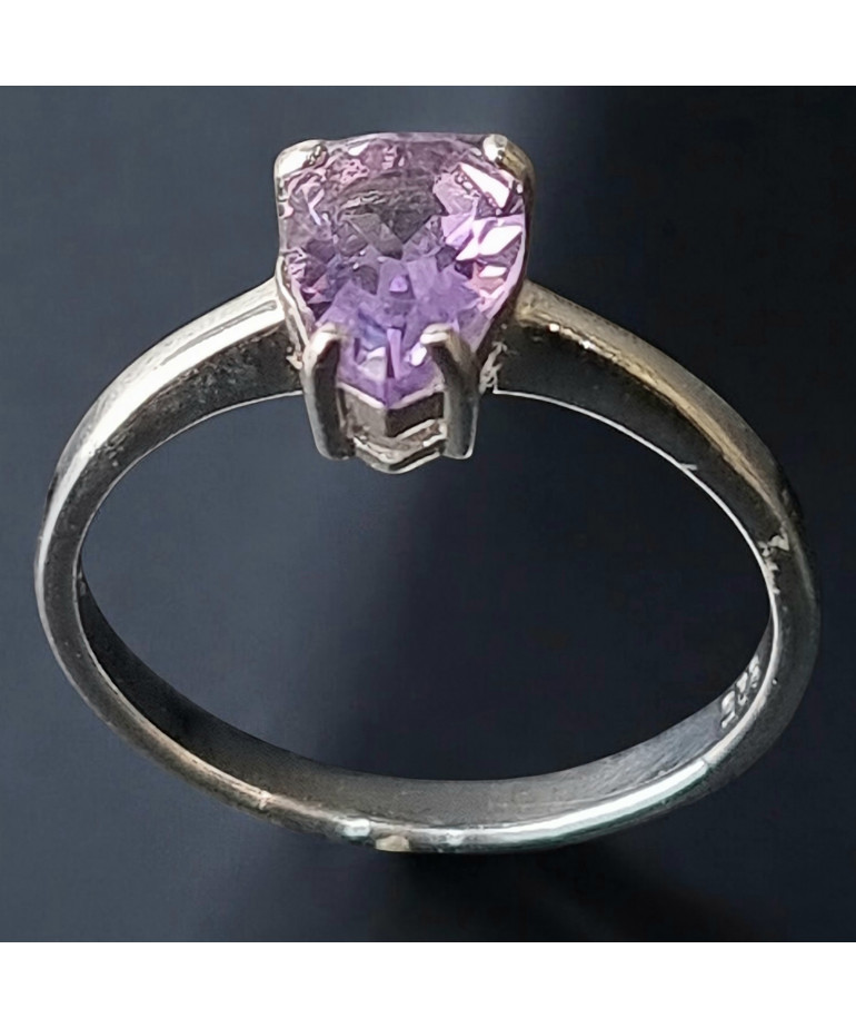 Bague Améthyste Argent 925 Taille 57 (s)