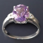 Bague Améthyste Argent 925 Taille 57 (s)