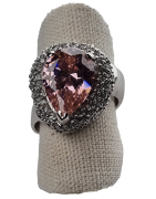 Bague Zirconium argent 925 Taille 54