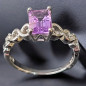 Bague Améthyste Argent 925 Taille 57 (s)