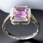 Bague Améthyste Argent 925 Taille 57 (s)