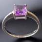Bague Améthyste Argent 925 Taille 57 (s)