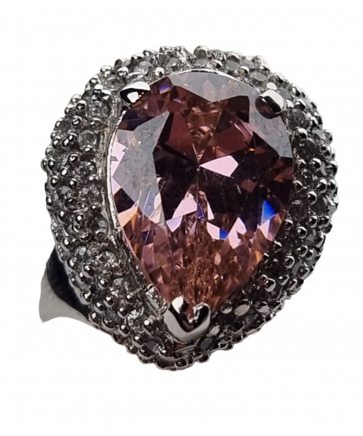 Bague Zirconium argent 925 Taille 54