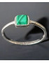 Bague Malachite Argent 925 Taille 58 (s)