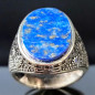 Bague Lapis-lazuli Acier inox Taille 58 (s)