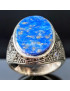 Bague Lapis-lazuli Acier inox Taille 58 (s)